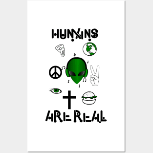 Humans Are Real Posters and Art